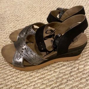 OTBT Black Sandals